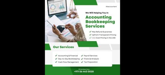 Accounting Bookkeeping & Payroll Online now in Low Cost Pricing in the UAE - 1