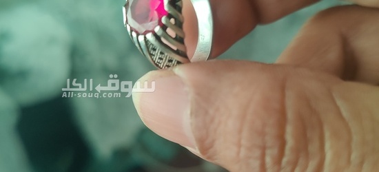 خاتم ياقوت اثري بورمي - 2