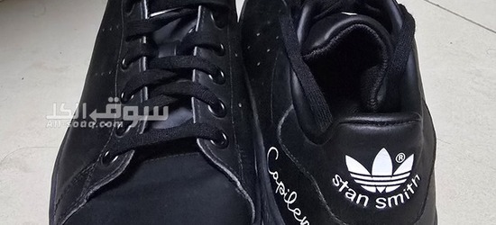 حذاء اديداس بحالة جيده .الون اسود .المقاس 40 - 5