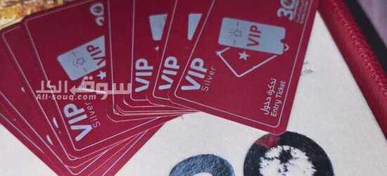 بطاقة دخول للقريه العالميه فئة VIP