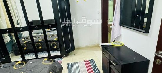 لايجار الشهري بعجمان غرفه وصاله مفروشه